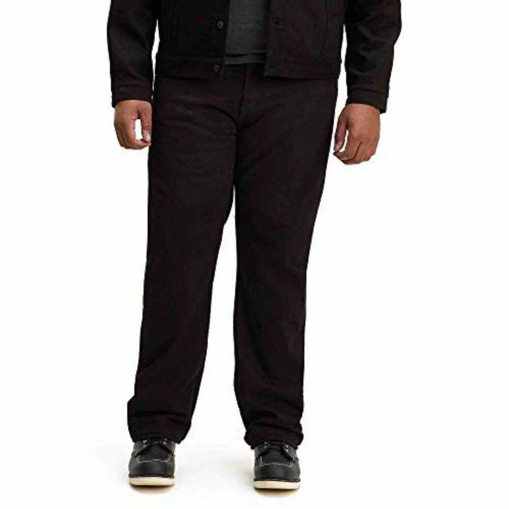 Levi's Men's 501 Original Fit Jeans - Listless, Button Fly, 50x29,NWT,Black